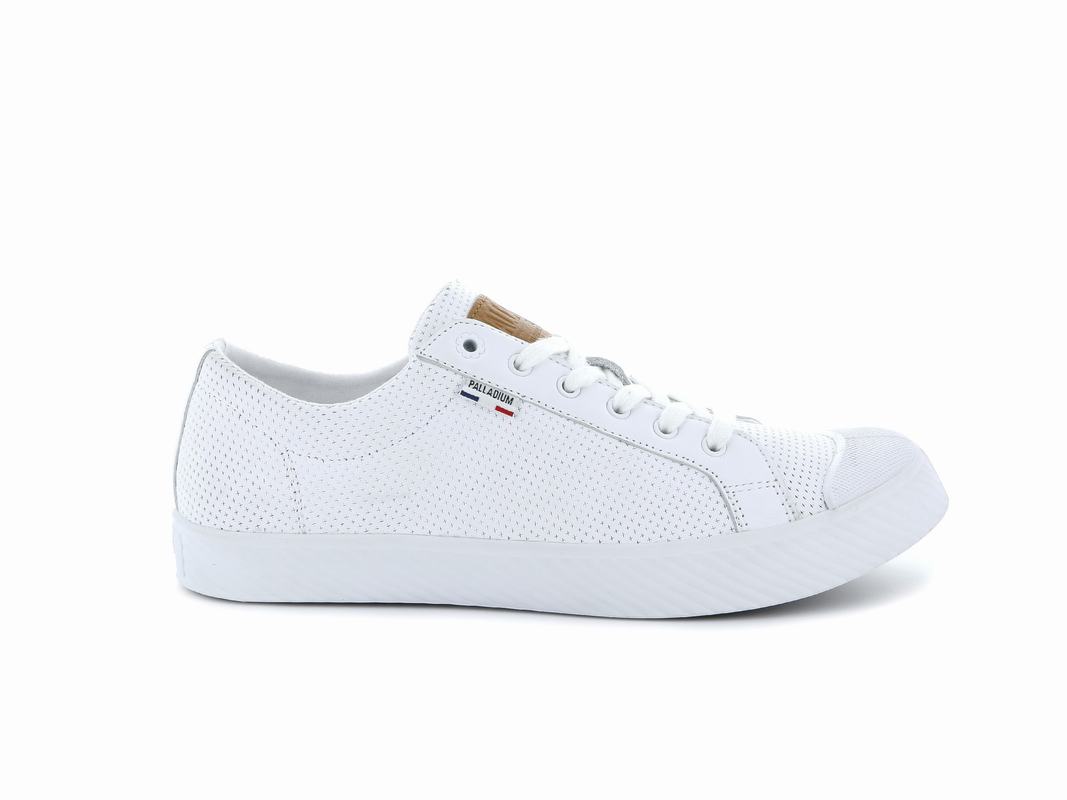 Zapatos Palladium Pallaphoenix Og Leather Bajas Mujer - Blancas ||FRKL-06135||